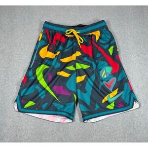 Nike Peace Love Basketball Shorts Dri-Fit Elite Mens Large